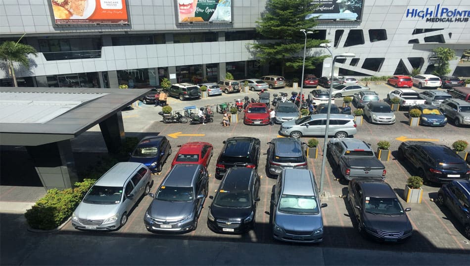 Medical Hub UPark Parking Area-top view