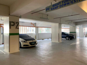 parking in makati - somerset salcedo central salcedo 5 with 2 cars parked